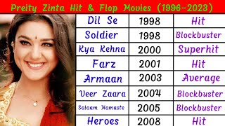 Preity Zinta Hit amp Flop Movie List  Preity Zinta All Movies [upl. by Venu]