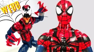 MARVEL LEGENDS Absorbing Man BEN REILLY SPIDERMAN Action Figure Review [upl. by Sholeen428]