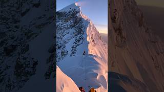 Mt EVEREST summit climb view of the Hillary Step view during a beautiful sunrise shorts everest [upl. by Maurilla908]