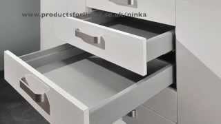 Ninka modul kitchen drawers under oven drawer German kitchen functionality [upl. by Rhiana410]