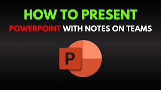 How To Present PowerPoint With Notes On Teams [upl. by Nylirak]