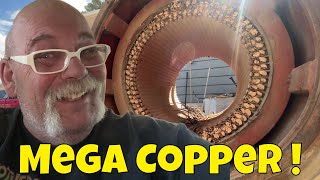 9000 Pound Generator  Finale  How Much Copper in a Huge Stator [upl. by Eugenius169]