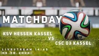 KSV Hessen Kassel II vs CSC 03 Kassel [upl. by Nevs102]