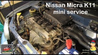 Nissan Micra K11  Mini Service [upl. by Enoved]