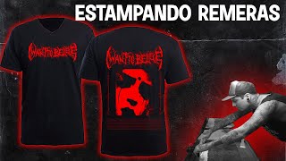 ESTAMPANDO UN PEDIDO PARA UN CLIENTE SERIGRAFIA PASO A PASO REMERAS PERSONALIZDAS 2022 [upl. by Ronda624]