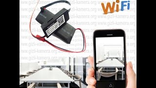 Wifi P2P Gizli Kamera Modül Kurulum Videosu [upl. by Tteragram]