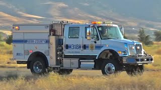 Kern County Fire Dept on Scene of a Small Brush Fire [upl. by Isaac401]