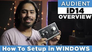 Audientworld iD14 Overview  How to Setup in Windows  iD Mixer  in Hindi [upl. by Aromas]