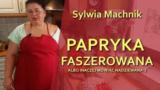 Papryka faszerowana nadziewana pieczarkami i mięsem [upl. by Ashbey]