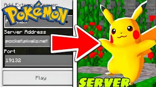 Best pokemon server for minecraft pe 120  minecraft pixelmon server [upl. by Aipmylo]