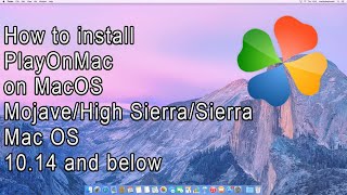 How to use PlayonMac on Mac  PlayonMac windows emulator [upl. by Dorena]