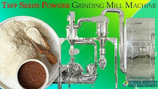 Teff Seeds powder grinding pulverizing Milling Machine offerWhatsApp8615961635810 [upl. by Wolsniw]