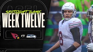 ACFL Spotlight Series Week 12  Arizona Cardinals at Seattle Seahawks [upl. by Esile]