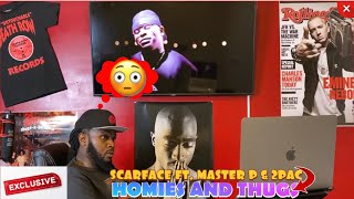 SCARFACE FT MASTER P amp 2PAC HOMIES AND THUGS REACTION💯🔥🙏🏽 [upl. by Abbate525]