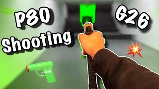 POLYMER 80 SHOOTING  GUN RANGE VLOG 💥🔫😁  GLOCK 26 [upl. by Naillig]