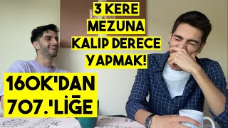 3 KERE MEZUNA KALIP DERECE YAPMAK  NASIL ÇALIŞILMALI  BOĞAZİÇİ EKONOMİ  yks tyt ayt [upl. by Mcneely827]