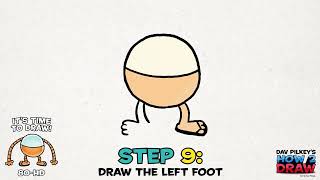 HOW TO DRAW 80HD  Dav Pilkeys Fun Easy Steps [upl. by Muiram]