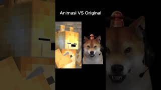 Animasi VS Original obit teriak ft Obit Minecraft Animasi [upl. by Haneehs125]