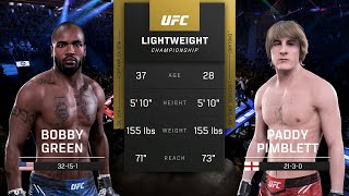 Bobby Green vs Paddy Pimblett Full Fight  UFC 5 Fight Night [upl. by Etem]