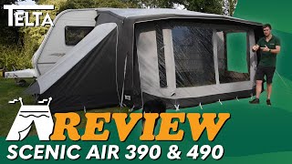 Telta Scenic Air 390 amp 490 Awning Review 2025 [upl. by Esimorp]