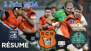 Access Match PRO D2  Résumé partie complète RC Narbonnais  US Montalbanaise  Saison 20232024 [upl. by Avra]