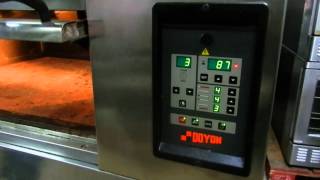 A1Equipment Doyon 2T2 Deck Oven Working in our warehouse in MiamiFL [upl. by Yerak]