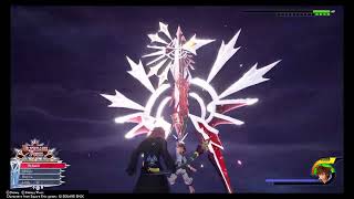 KINGDOM HEARTS Ⅲ Data Marluxia Boss Battle Proud Mode [upl. by Ridglea]