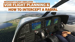 Navigating by VOR  Microsoft Flight Simulator Tutorial [upl. by Jeminah]