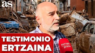 ERTZAINA COMPARA LA DANA con lo VISTO EN EL PAÍS VASCO EN SUS AÑOS MÁS DUROS [upl. by Aiceila]