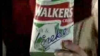 Walkers Crisps Gazza Advert [upl. by Ahcmis]