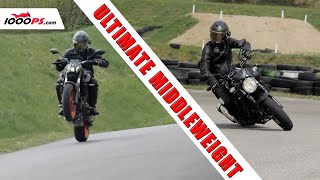 Yamaha MT07 vs Suzuki SV650  Laptime Battle  Which one is faster [upl. by Noemis]