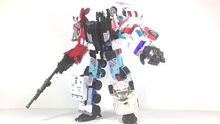 Transformers Combiner Wars Defensor review en español [upl. by Gervase]