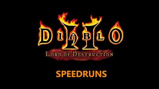 Diablo II LOD  ASSASSIN SPEEDRUN HELL HC [upl. by Gorman358]