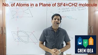 Chemical Bonding  Maximum No of Atoms Present in a Plane of SF₄CH₂ Molecule  Amit Kumar Gautam [upl. by Immas556]