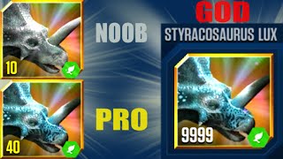 STYRACOSAURUS LUX NOOB VS PRO VS GOD MAELSTROM 08  HT GAME [upl. by Angelle573]