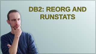 Dba DB2 Reorg and RunStats [upl. by Liebermann]