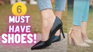 6 Must Have Shoes For Every Girl  Myntra Footwear Haul [upl. by Ahsemo256]