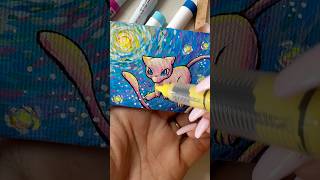 PINTO un ✨POKÉMON✨ en el LIENZO más PEQUEÑO🔥 DEL MUNDO 5CM😱😱😱 pokemon arte [upl. by Asiruam]