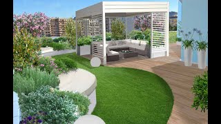 Verde Progetto progettazione terrazzi e giardini pensili da sogno 🌿10 [upl. by Eilsew]