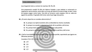 Preguntas 38 39 y 40 Matemáticas Guía EXACER COLBACH 2024 [upl. by Sualakcin]