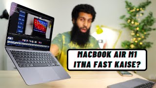 MacBook Air M1 Unboxing amp Review in Hindi [upl. by Alejna219]