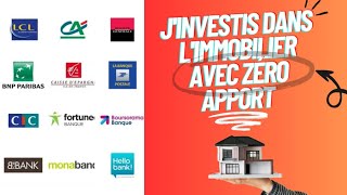 Comment investir dans l’immobilier avec 0 euros   Obtient ton crédit immobilier avec Zéro apport [upl. by Anirtap]