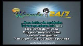 DEMO KARAOKE Los Dos Carnales Tristes Navidades [upl. by Gow463]