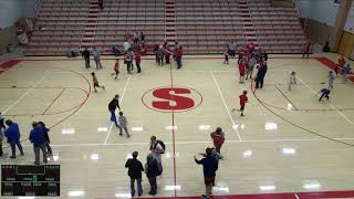 Sublette High School vs Sterling High School Boys Varsity Basketball [upl. by Nesahc]