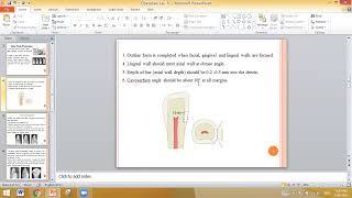 Operative Dentistry Lec 6 Class III Tooth Preparation for Amalgam Restoration [upl. by Almeria682]