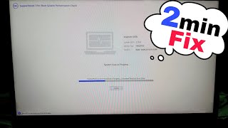 Dell SupportAssist PreBoot Performance Check System Scan in Progress supportassist dell windows 10 [upl. by Donadee]