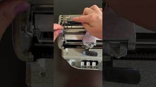 Loading paper into a Perkins Brailler braille Perkins [upl. by Aciras]