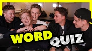 ONE WORD QUIZ ft Conor Maynard Caspar Lee Jack Maynard and Mikey [upl. by Lladnik]