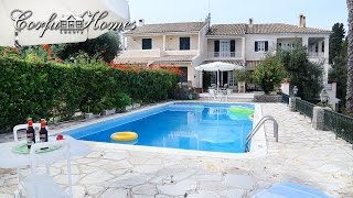 Magnificent villa with private pool and stunning view Central Corfu [upl. by Oinotla919]