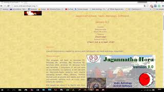 Astrologia Wedyjska  quotJagannatha Horaquot program astrologiczny [upl. by Ahsil39]